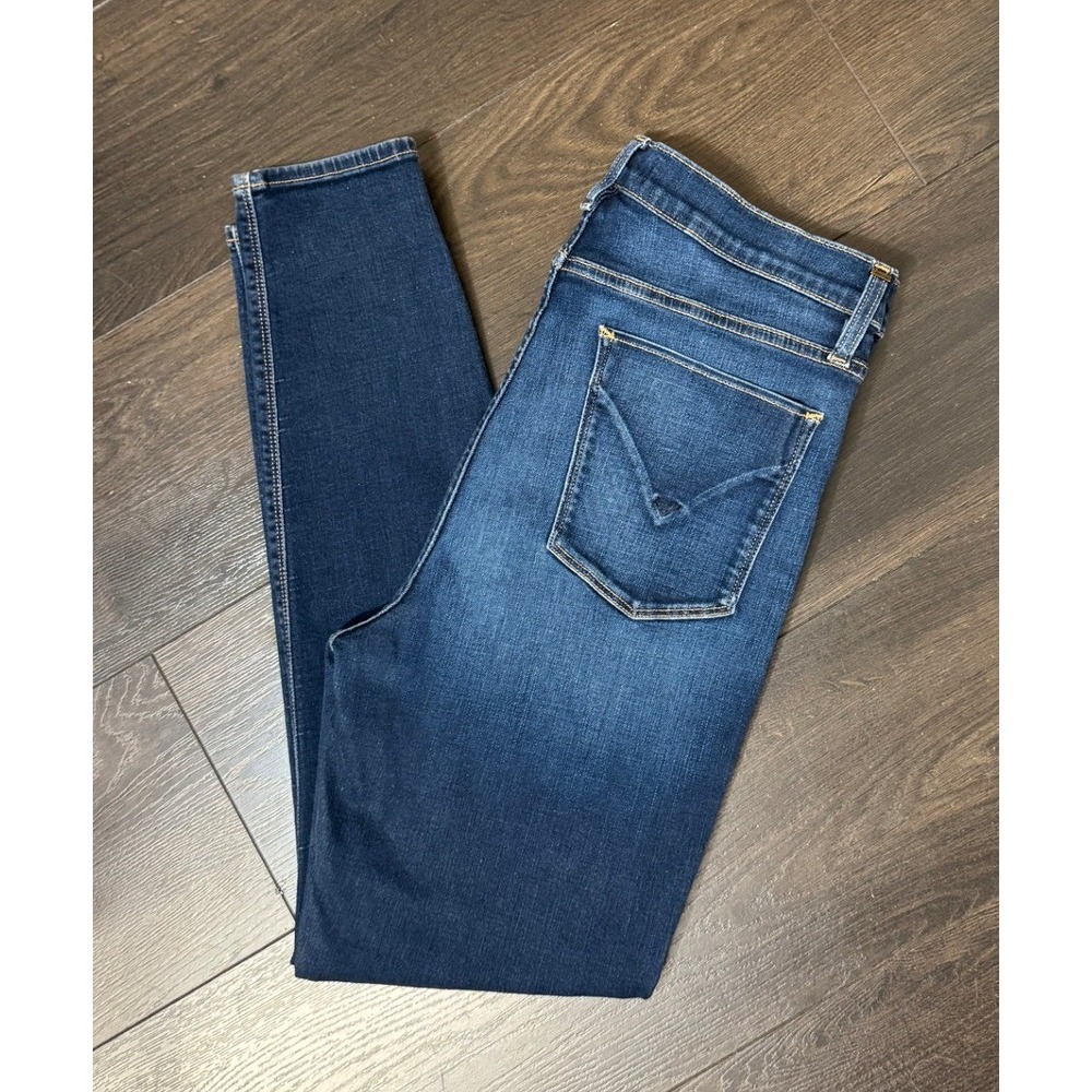 Hudson Barbara High Rise Super Skinny Jeans Wash ELEV Size 32 Classic Stretch